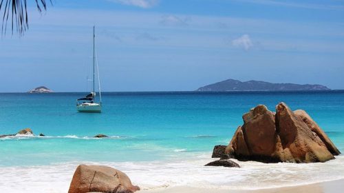 Praslin Island anse Lazio