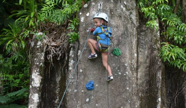 Equipped for zip lining 2