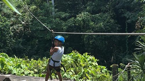 Zip line Child 2